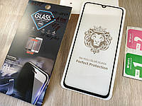 Защитное стекло 5d LION для Samsung Galaxy A70 (A705F) black полная проклейка, захисне скло на самсунг А70