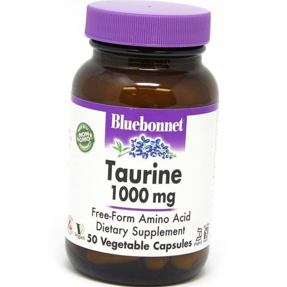 Bluebonnet Nutrition Taurine 1000 mg 50 veg caps