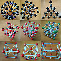 Набір для складання об ємних моделей молекул (демонстраційний) 9 моделей