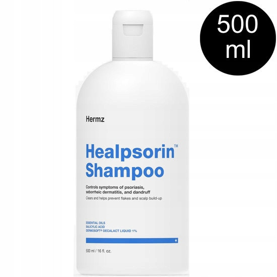 Шамунь Від Зуда При Псоріазі Дерматиті Перхоти Hermz Healpsorin Shampoo Великобританія 500 мл