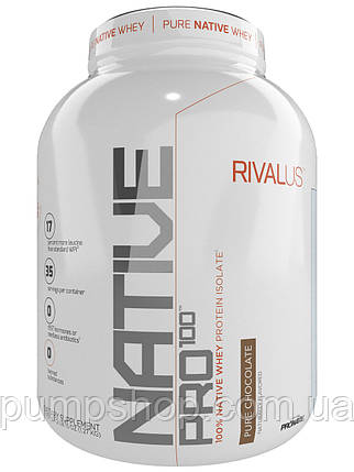 Сироватковий ізолят Rivalus Native Pro 100 1270 г, фото 1