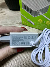 Зарядний пристрій BOROFONE A42А 3USB micro USB, фото 4