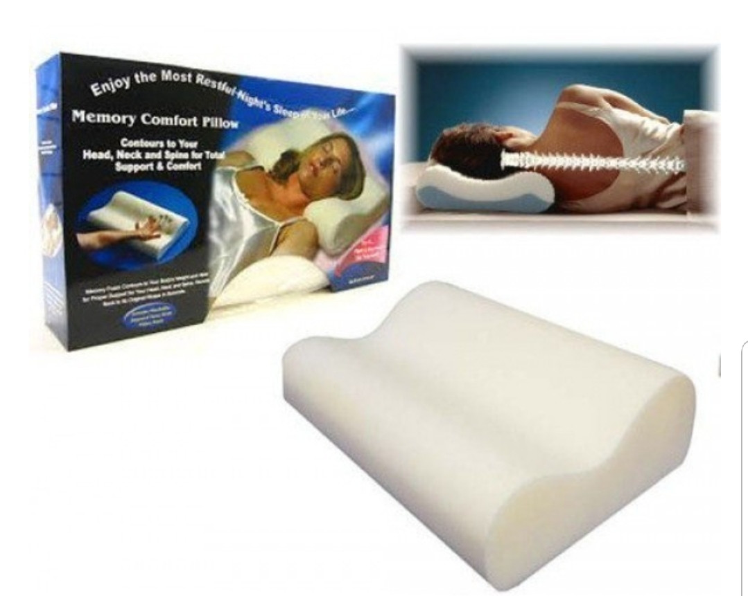 Подушка ортопедична з ефектом пам'яті Memory Pillow анатомічна подушка з пам'яттю для сну
