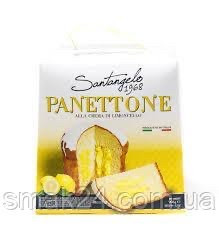 Подарочный набор "Сладкие пожелания" PANETTONE alla crema di limone 908г + Blu Moscato 750мл Италия - фото 2 - id-p1516876966