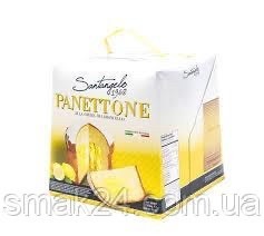 Подарочный набор "Сладкие пожелания" PANETTONE alla crema di limone 908г + Blu Moscato 750мл Италия - фото 3 - id-p1516876966