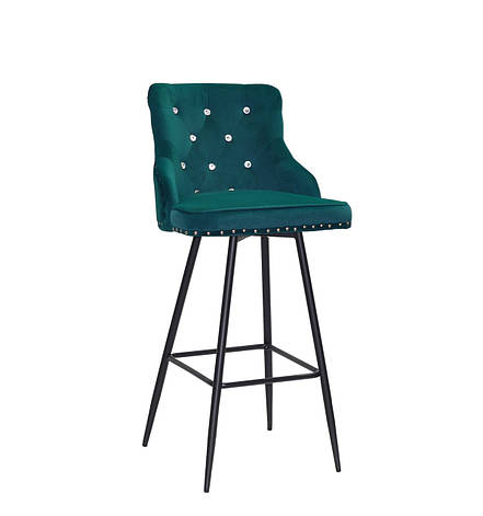 Барний стілець Olimp+SV Bar 75-ML оксамит, зелений-1003, фото 2