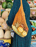 Сітка авоська, сумка плетені багаторазова, фото 6