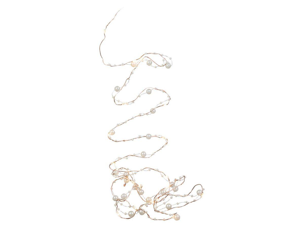 Струнна мідна гірлянда з намистинками Livarno Home 20 LED з таймером 2,3 м, фото 1