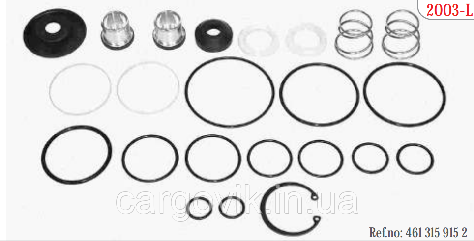 Ремкомплект Крана Тормозного Главного DAF, MAN, MERCEDES 1518786 ...