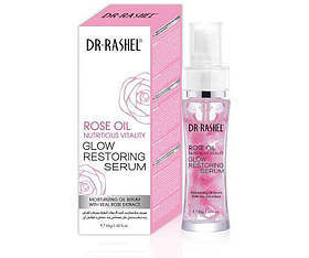 Зволожувальна сироватка для обличчя з трояндою Dr.Rashel Rose Oil Glow Restoring Serum 40 мл