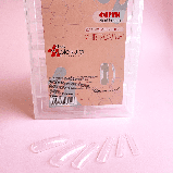 Форми верхні для нарощування, універсальні Nails Molekula, з розміткою, прозорі, 120 шт., фото 3