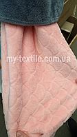 Махра (Велсофт) полированная двухсторонняя чешуя Розовый