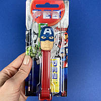 Игрушка с конфетами PEZ Marvel Капитан Америка 68 г