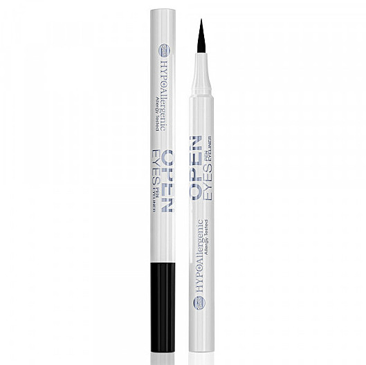 Водостійка підводка-фломастер для очей гіпоалергенна Bell Open Eyes Pen Eyeliner Hypo Allergenic, 5 м