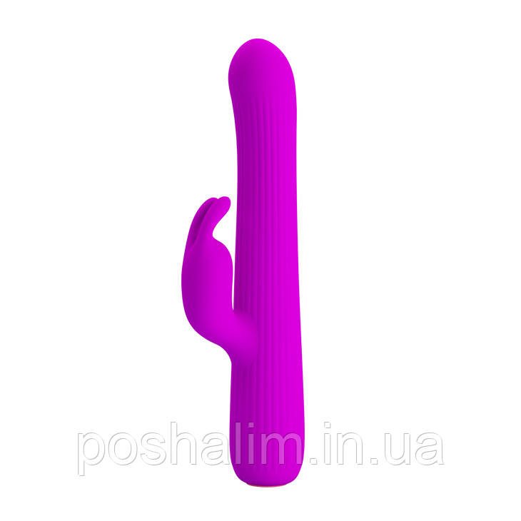 Вібратор кролик — Pretty Love Julian Vibrator Purple, фото 1