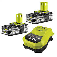 Аккумулятор+зарядное устройство Ryobi One+ RBC18LL15 18V 2x1.5A/h