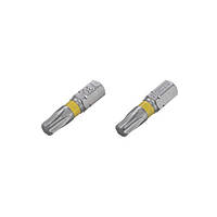 Комплект отверточных насадок Torx T30 1/4"*25мм, S2, уп. 2шт., STORM INTERTOOL VT-0226