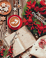 Картина по номерам BrushMe "Счастливого рождества" 40х50см BS51367