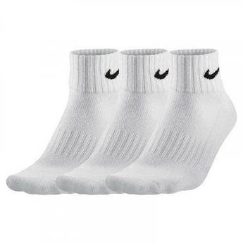 Шкарпетки тренувальні Nike Value Cush Ankle SX4926-101, Білий, Розмір (EU) — 42-46