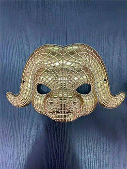 Маска героя "Гра в кальмара", "Маска для VIP клієнтів. Бик" C52186 G-Rich