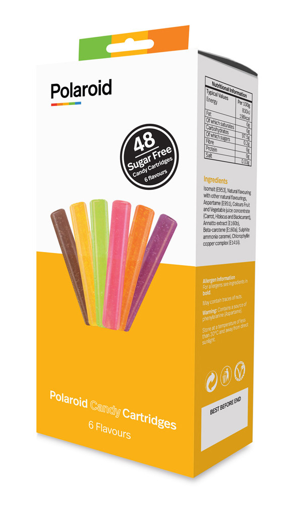 Набір картриджів для 3D-ручки Polaroid Candy Pen Мікс смаків 48 шт (PL-2504-00)
