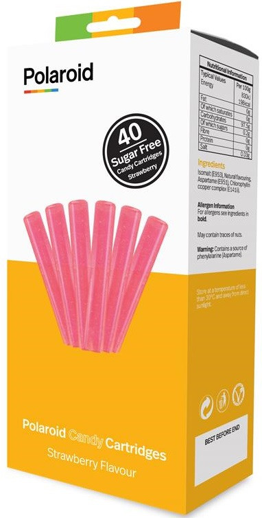 Набір картриджів для 3D-ручки Polaroid Candy Pen Полуниця 40 шт (PL-2505-00)