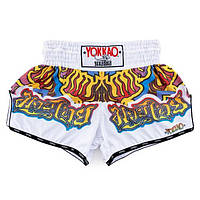 Шорти YOKKAO Tiger Muay Thai shorts White L XXL