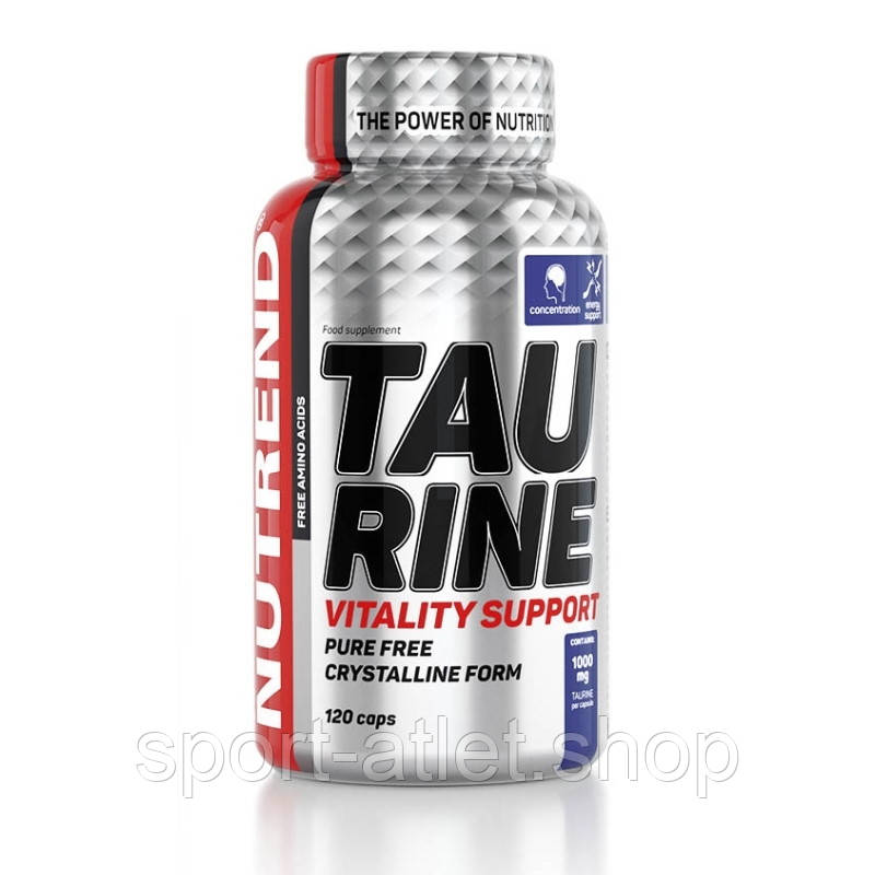 Амінокислота Nutrend Taurine, 120 капсул, фото 1