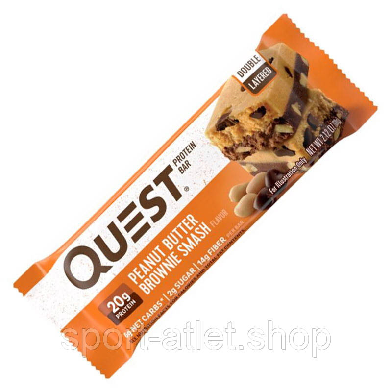Батончик Quest Nutrition Protein Bar, 60 грам Тістечко з арахісовим маслом