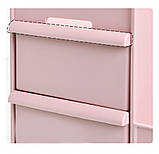 Органайзер/підставка для косметики настільний з висувними шухлядами Cosmetics Organizer рожевий (СО-28997), фото 3