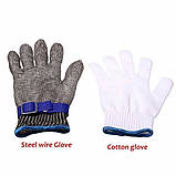 Кольчужна рукавичка стійка до порізів BATEX Germany (LB-22965), фото 3