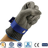 Кольчужна рукавичка стійка до порізів BATEX Germany (LB-22965), фото 6