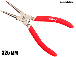 Щипці для зняття стопорних кілець на стиск прямий 325 мм Yato YT-1994