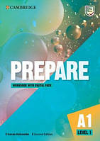 Prepare! Second Edition A1 Workbook with Digital Pack (Garan Holcombe) / Рабочая тетрадь