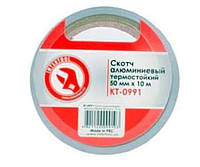 Скотч алюминиевый Intertool 50мм*10м KT-0991