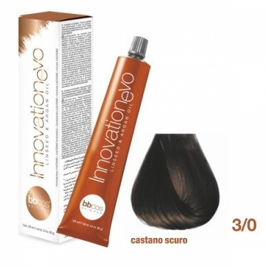 Столиця Краска BBCos Innovation Evo Hair Cream No 3/0 Темний Кашнун, 100 мл