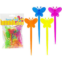 Набір піків для канапе Метелик Color 30шт арт. 10-60