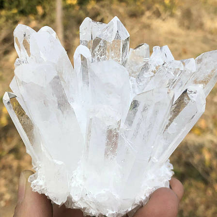 Натуральний камінь білий кварц. Мінерал White quartz 100g, фото 2