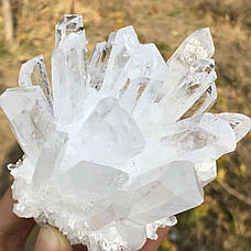 Натуральний камінь білий кварц White quartz 100g природний мінерал для енергетичного балансу і декору, фото 3