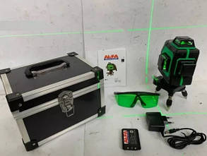 Лазерний рівень нівелір AL-FA ALNL-3DG 12 лазерних ліній (3 площини) + точка схилу