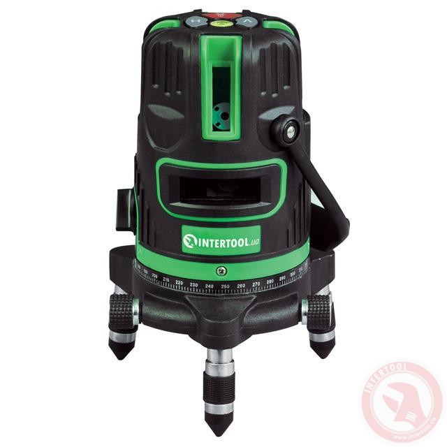 Уровень до 10м лазерный мини на штативе INTERTOOL MT-3008 + Очки