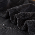 Покривало на диван накидка мікрофібра, еврочехол на кутовий комплект диван 3х+2х HomyTex замша Чорний, фото 3
