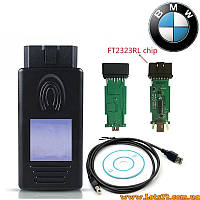 Адаптер діагностичний BMW Scanner 1.4.0 FTDI OBD2 usb кабель автосканер для діагностики БМВ