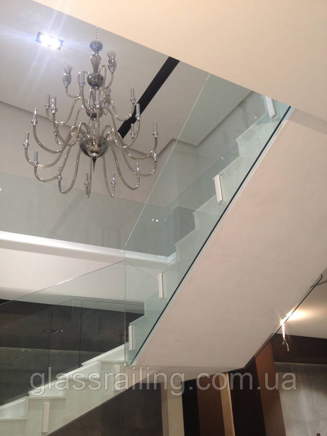 Огородження сходів з скла