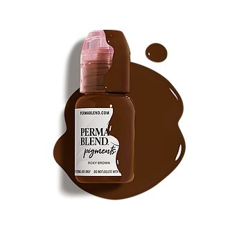 Пігмент для татуажу брів PERMA BLEND Roxy Brown (USA), 15 мл, фото 2