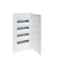 Щит HAGER GOLF 48-модулів з білими дверцятами VF412PD (внутрішня установка)