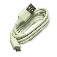 Micro USB кабель зарядки і синхронізації Tecno 1000 мм білого кольору (оригінал 100%)
