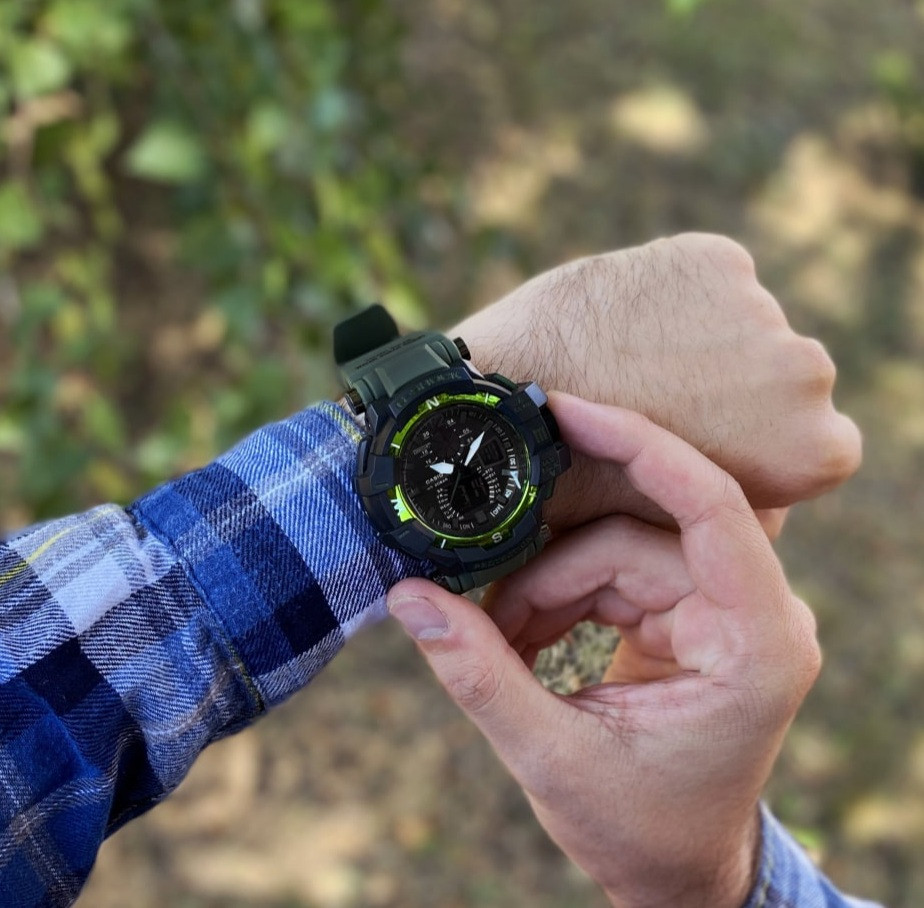 Casio G-Shock GW-A1100 Black-Militari Wristband