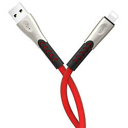 Кабель для зарядки телефона Lightning Apple Iphone Superior speed HOCO U48 |100см, 2.4A| Червоний