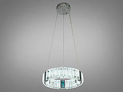 Кришталева світлодіодна люстра-підвіс
